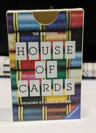 The House Of Cards Designed By Charles Eames 1986 Moma - Vintage