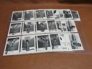 Bettie Page In Black Lace Pinup Girl 50 Card Complete Set 1995 Bunny Yeager