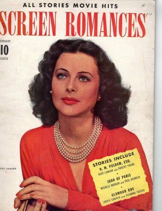 Hedy Lamarr Sabu Kathryn Grayson Robert Taylor Lana Turner Screen Romances 2/42