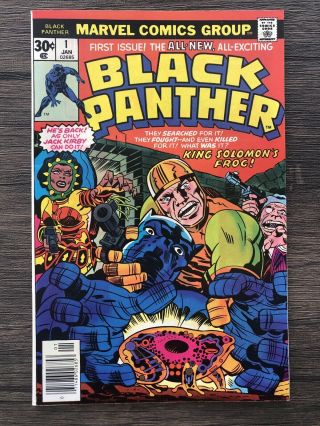Black Panther 1 Jack Kirby 1977 1st Issue Marvel Comics Bronze Age
