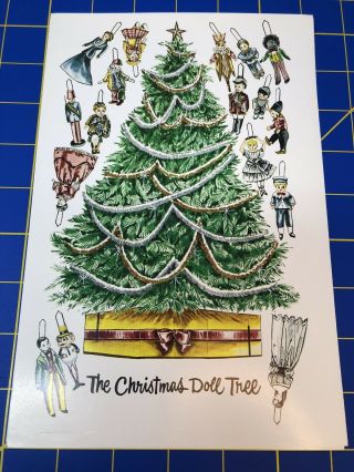 The Christmas [paper] Doll Tree Greeting Card Outfits Toys Accessories Rosamond