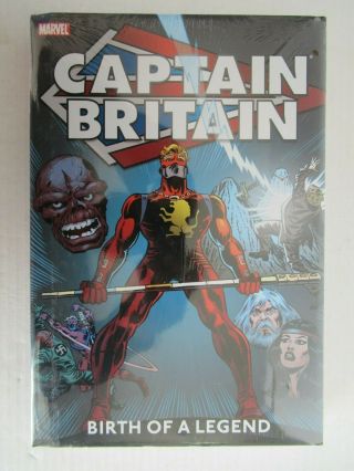 Marvel Comics Captain Britain Birth Of A Legend Hard Cover Hc