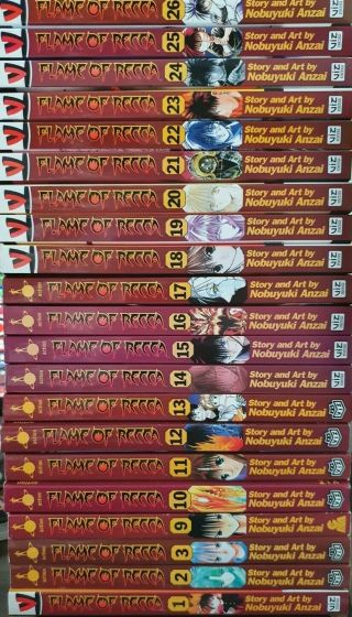 Flame Of Recca Volumes 1 - 3 10 - 26 Manga