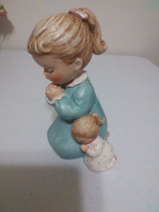 Vintage Goebel Evening Prayer Girl And Doll Figurine 1959 Byj38 West Germany