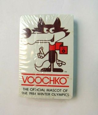 Vintage Voochko 94 Winter Olympics Playing Cards Sarajevo 84 
