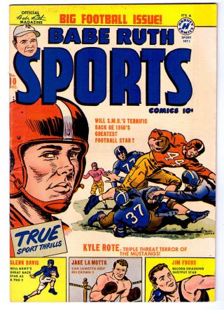 Babe Ruth Sports Comic 10 In Fn/vf 1950 Star Golden Age Sports Comic
