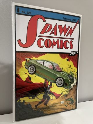 Spawn 228 Todd Mcfarlane Action Comics 1 Homage Cover Nm 1st Printing Image