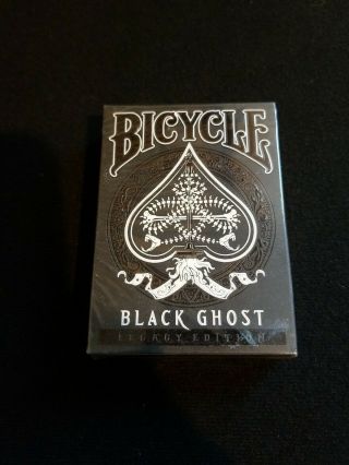 Bicycle Black Ghost Legacy Edition Playing Cards Ellusionist Discontinued