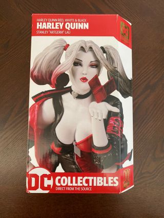 Dc Collectibles Harley Quinn Red White And Black Statue By Stanley " Artgerm " Lau