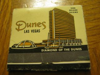 Dunes Hotel & Country Club Las Vegas Nv Closed 1993 Vintage Matchbook