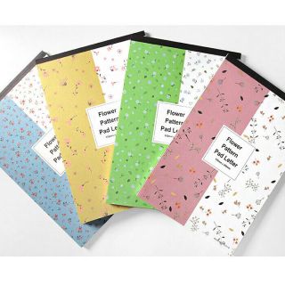 45sheets Flower Garden - Writing Stationery Paper Pad Lined Letter Stationary