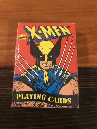 Vintage Marvel X - Men Playing Cards 1993 Still Wolverine Cyclops X Men