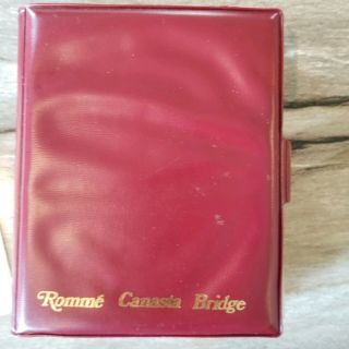 Vintage BRIDGE Playing Card Set With Instructions Canasta Romme 1 3