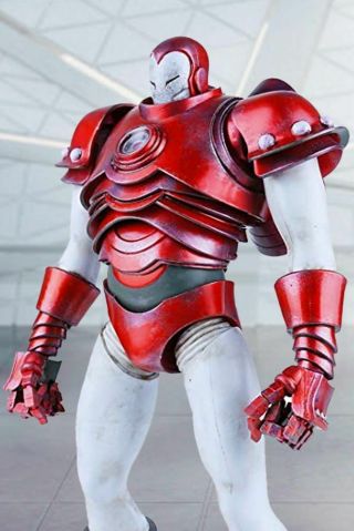 Threea The Invincible Iron Man Silver Centurion 1:6 (untouched In Opened Box)