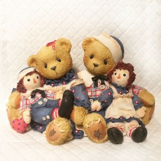Cherished Teddies Enesco A Hug Is Worth A Thousand Words,  A Friend Is Worth More