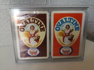 Rare Olympics Moscow 80 Lake Placid Ovaltine Playing Cards - 1980