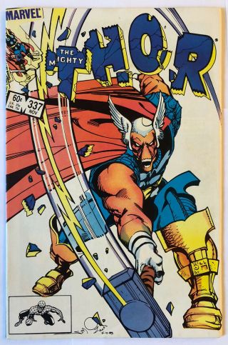 The Mighty Thor 337 Marvel 1983 1st Appearance Beta Ray Bill