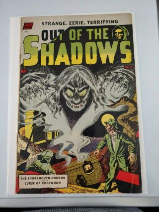 Out Of The Shadows 5 July 1952 Pre - Code Horror Vg