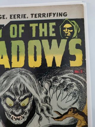 OUT of the SHADOWS 5 July 1952 Pre - Code Horror VG 3