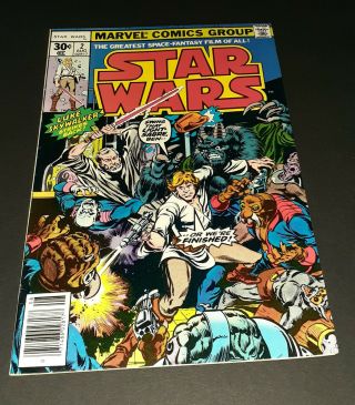 Marvel Comics Star Wars 2 1st Print 1977 Key Book 1st Han Solo 1st Chewbacca Vf