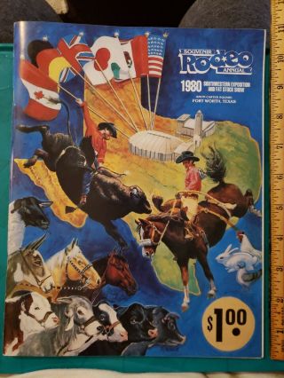 1980 Southwestern Exposition & Fat Stock Show Program,  Fort Worth,  Texas
