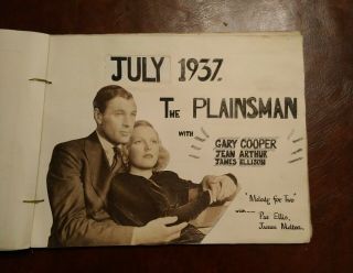 A Scrap Book Of Films & Film Stars During The Year 1937 In The Form Of A Diary