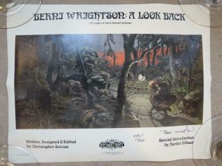Berni Wrightson: A Look Back Signed Promotional Poster,  229/350 1978