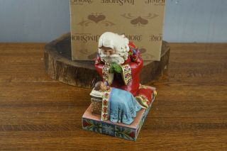 Jim Shore Santa Claus & Baby Jesus " The Real Meaning Of Christmas " 7.  5 " Tall