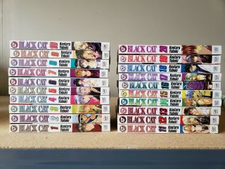 Black Cat Manga Complete Set Series 1 - 20 By Kentaro Yabuki English