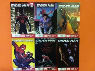 Miles Morales The Ultimate Spider - Man (2014) 1 2 3 4 5 6 7 8 9 10 Bendis Nm Run