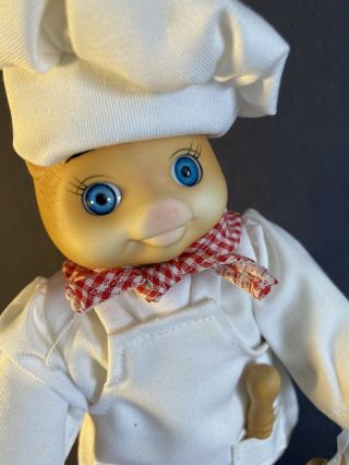 GOEBEL Karen Kennedy DOLLY DINGLE Doll Chef Porky Dumpling Pig No Box 9.  4” 3