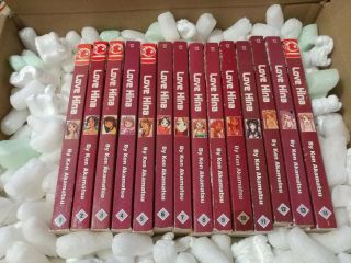 Love Hina Manga Complete Vols 1 - 14 English