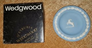 Wedgwood Capricorn Trinket Dish Blue Jasper Ware Zodiac Signs