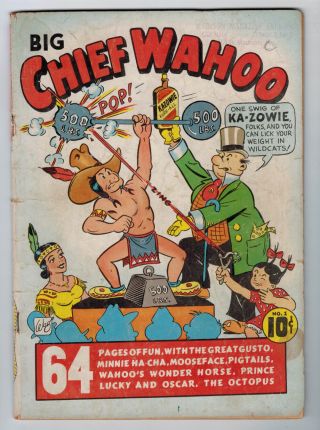 Big Chief Wahoo 1 3.  0 1942 Off - White Pages