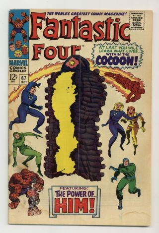 Fantastic Four 67 Gd 2.  0 1967 1st App.  Him (warlock)