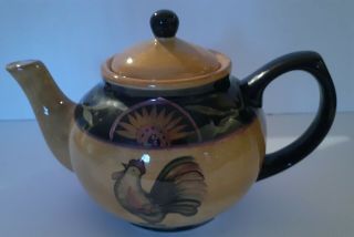 Susan Winget Farmhouse " Proud Rooster " Teapot 2000.  Rooster Lovers Wanted