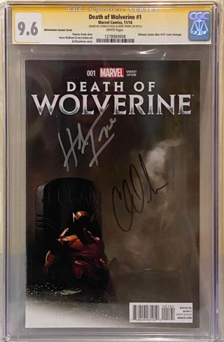 Death Of Wolverine 1 Variant Cgc 9.  6 Ss 2x Charles Soule & Herb Trimpe