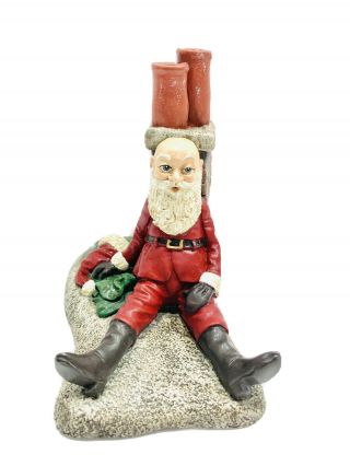 Jim Shore Chimney Santas Limited Edition Santa Sitting Christmas Tired Figure