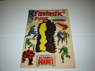 Fantastic Four 67 Key Silver Age Marvel Comic 1967 1st Adam Warlock : Him