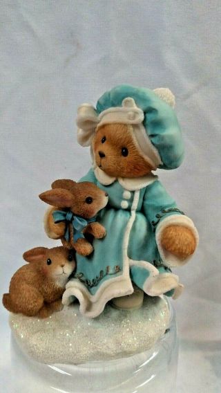 Limited Edition Rebecca Cherished Teddies Bear Bunnies Let Heaven & Nature Sing