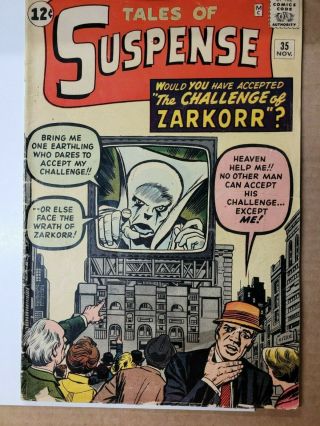 Tales Of Suspense 35 Vg - 1962 Vista Publication Comic