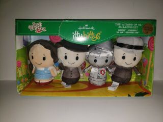 Hallmark Itty Bittys Wizard Of Oz Collectors Set Of 4 Spec Ed - 2 - Sided -