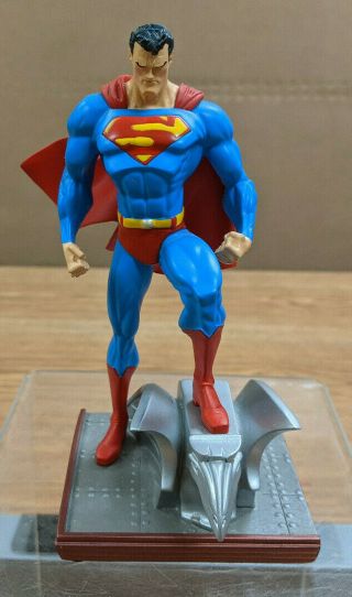 Dc Direct Superman Cold Cast Porcelain Mini - Statue - Jim Lee