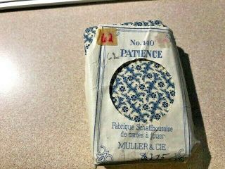 Antique Miniature Patience No.  140 Playing Cards,  Muller & Cie,  1873,  Austria