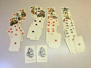 Antique Miniature Patience No.  140 Playing Cards,  MULLER & CIE,  1873,  Austria 2