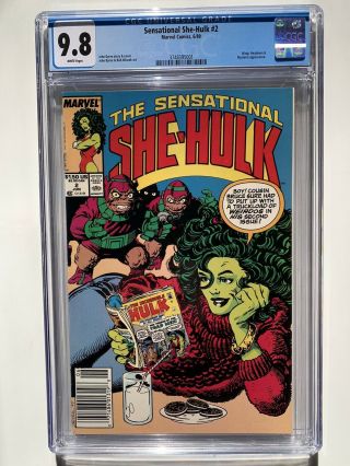 Sensational She - Hulk 2 Cgc 9.  8 - Mysterio Appearance.  Disney, .  Newsstand Ed.