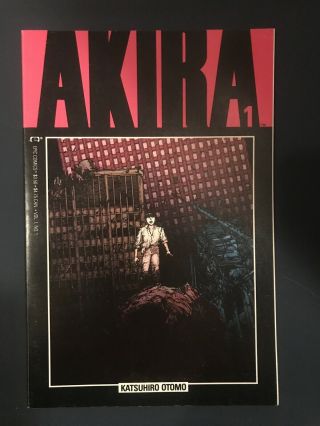 Akira No.  1 Epic/marvel Comics Manga 1988