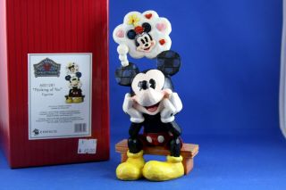 Disney Traditions Jim Shore Figure Thinking Of You Mickey Mouse 6001281