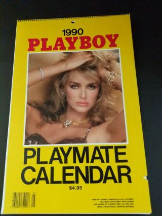 Playboy 1990 Playmate Wall Calendar Kimberly Conrad Hefner