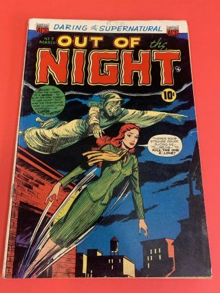 Out Of The Night 7 (1953) Acg Comics - Pre Code Horror - Golden Age Comic Book